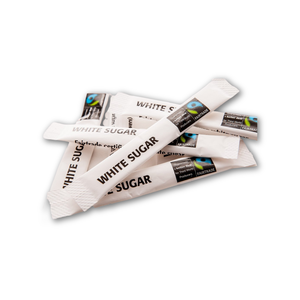 Fairtrade White Sugar Sticks - 1000 x 3.5gm