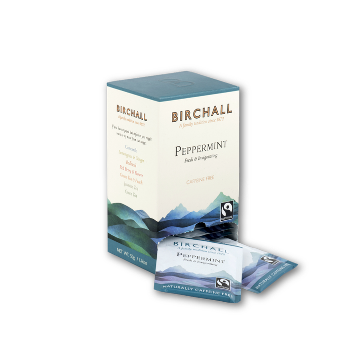 Birchall Peppermint Fair Trade Tea - 1 x 25