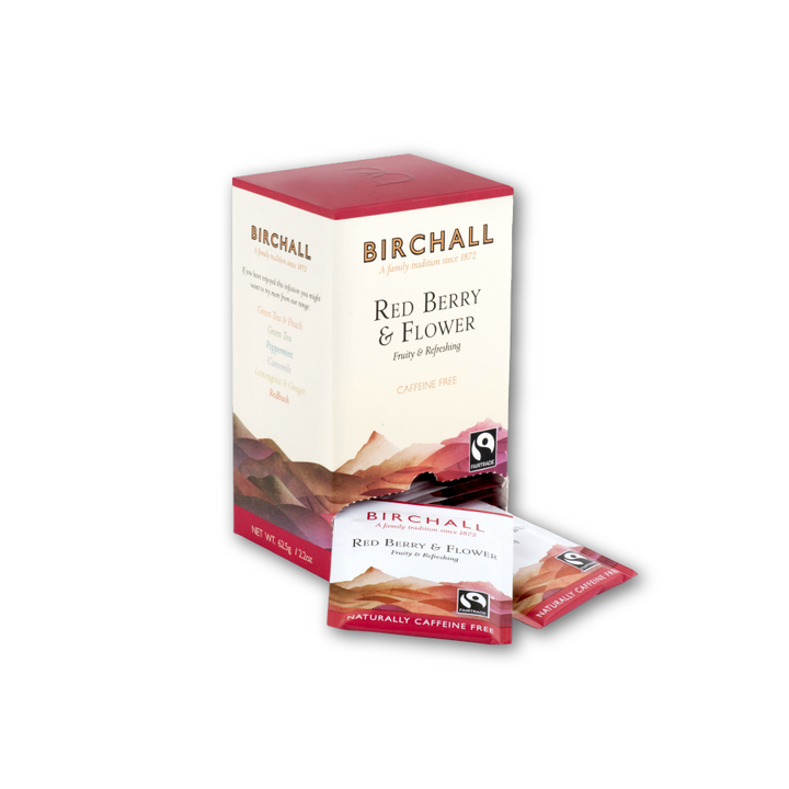 Birchall Red Berry & Flower Fair Trade Tea - 1 x 25